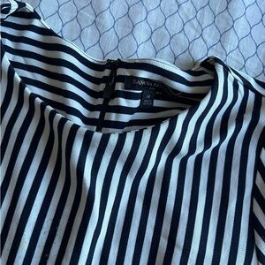 Banana Republic Monochrome Striped Dress